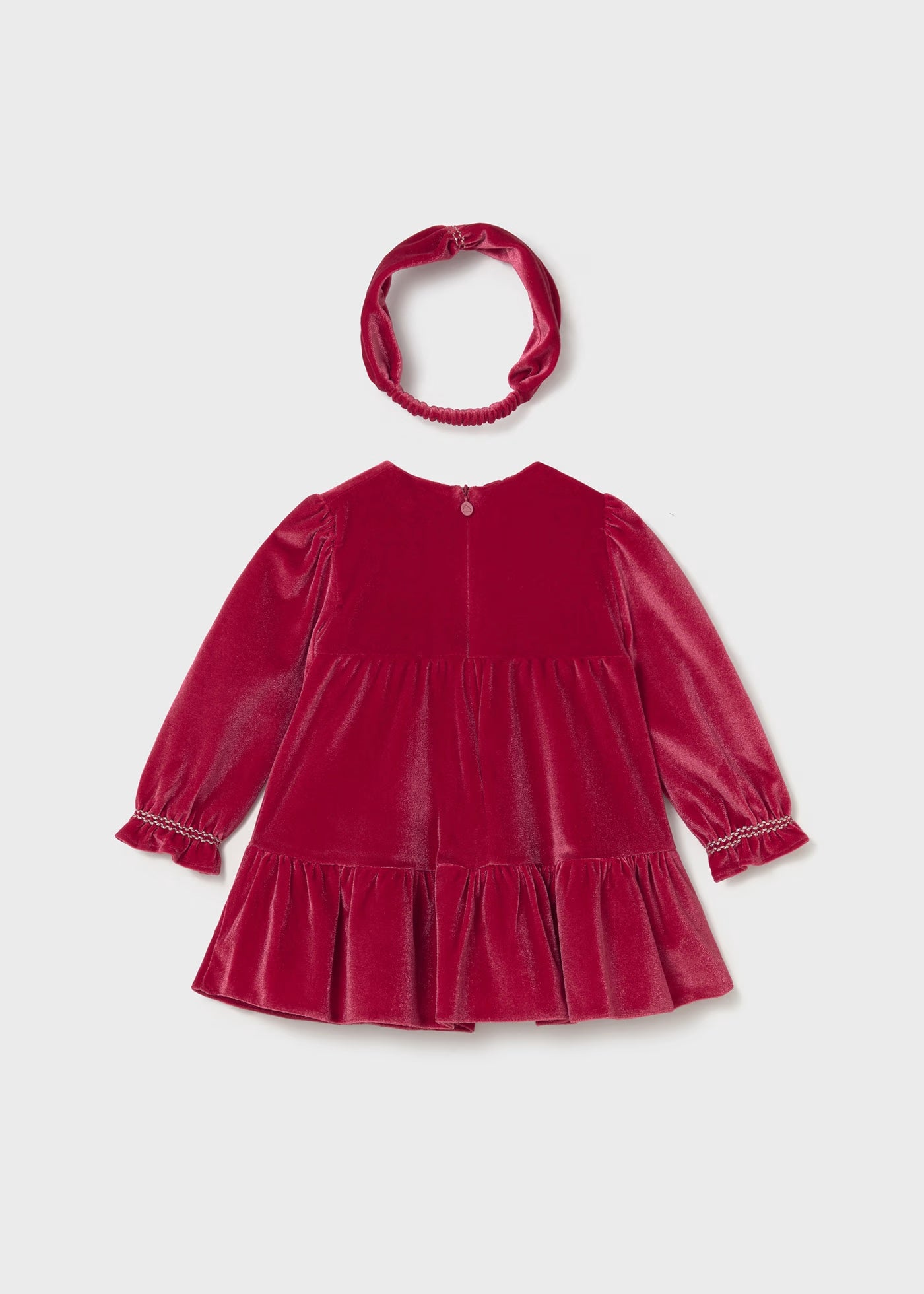 Mayoral - Velvet Dress with Headband