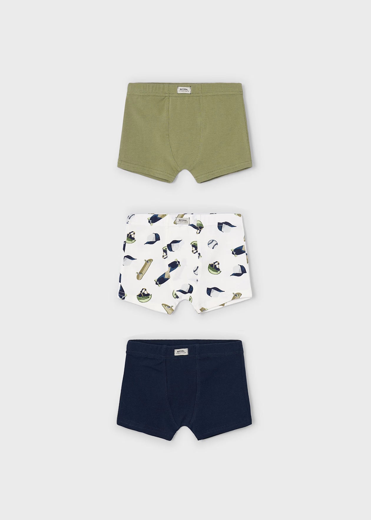 Mayoral - 3-Pack Boxers - Pistachio