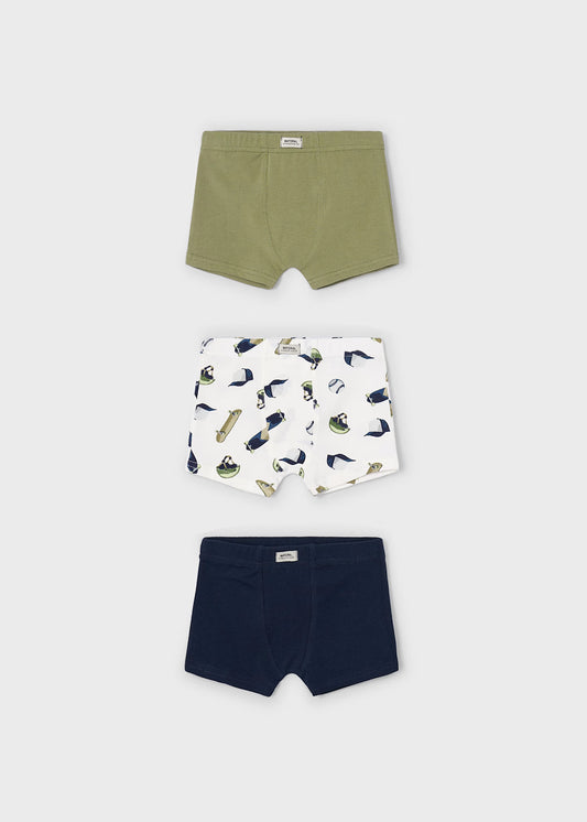 Mayoral - 3-Pack Boxers - Pistachio