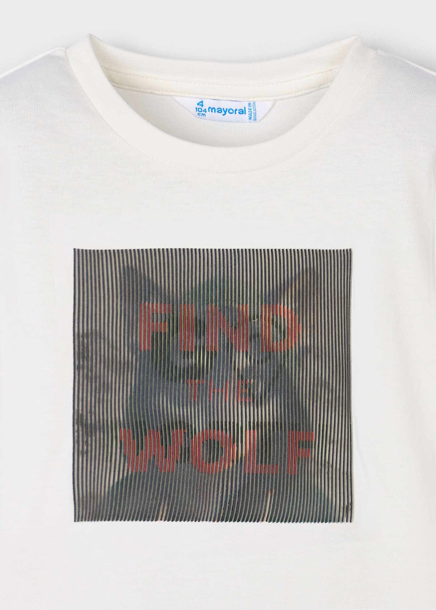 Mayoral - Long Sleeve T-shirt - Cream