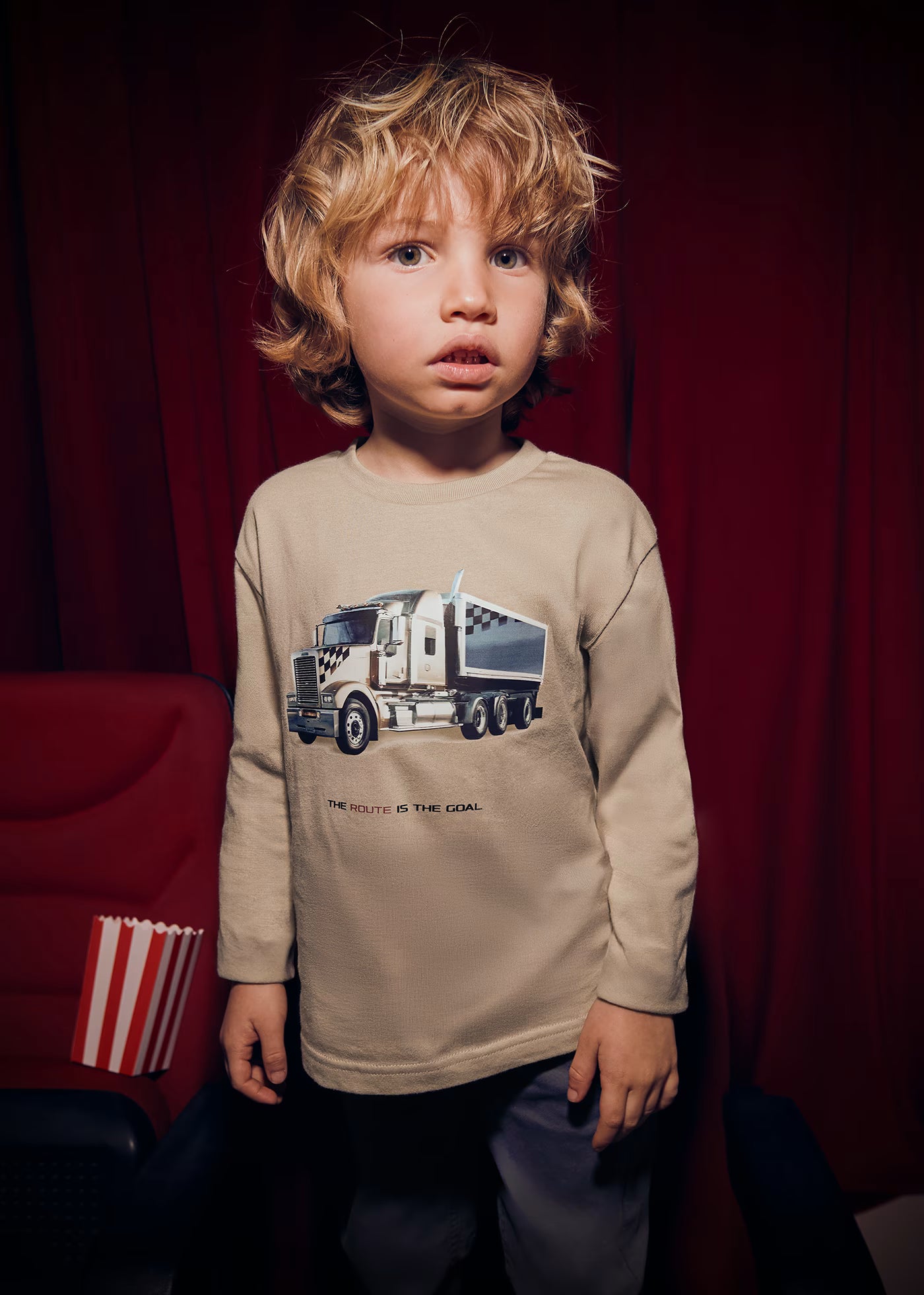 Mayoral - Long Sleeve T-shirt - Bark