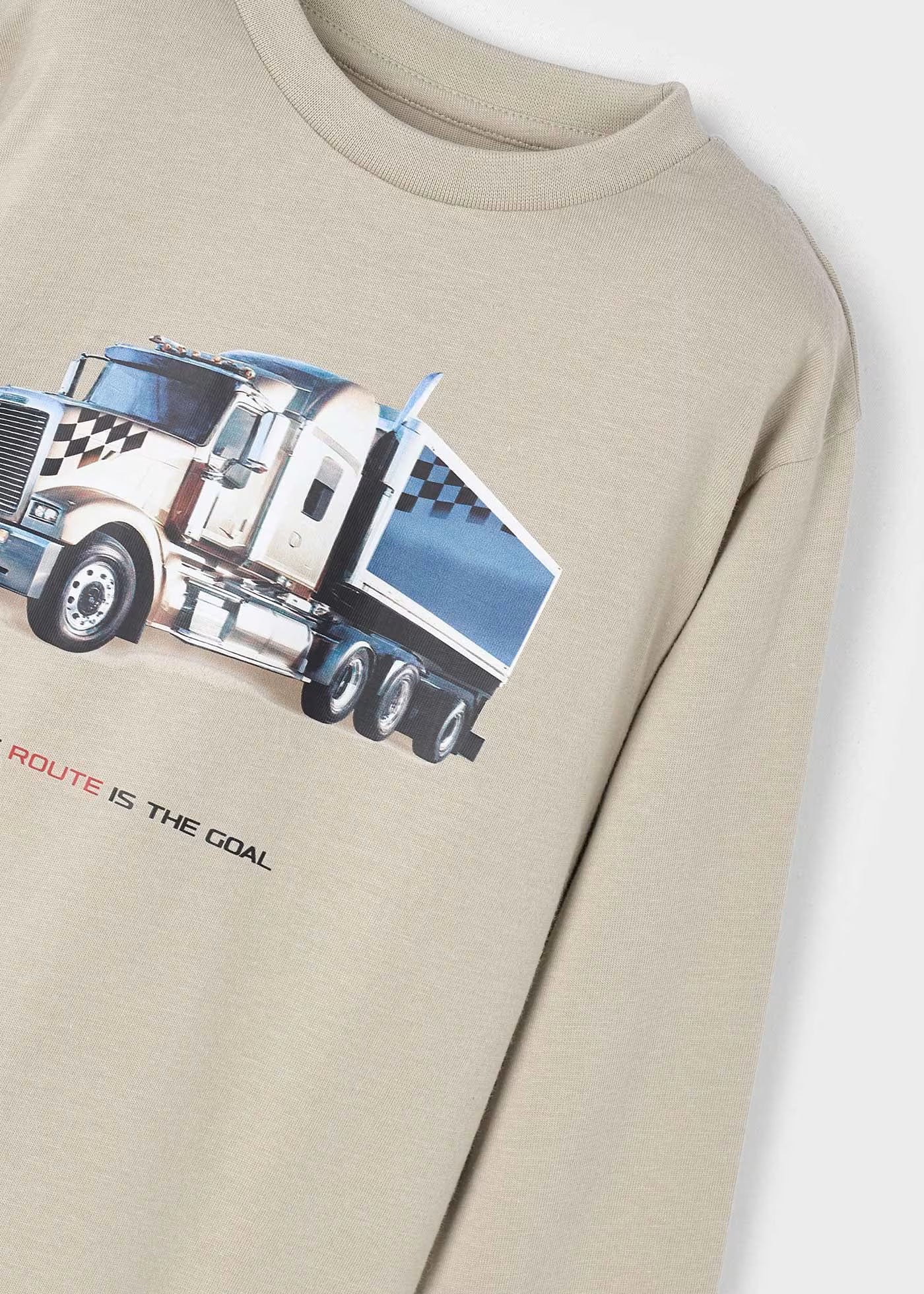 Mayoral - Long Sleeve T-shirt - Bark
