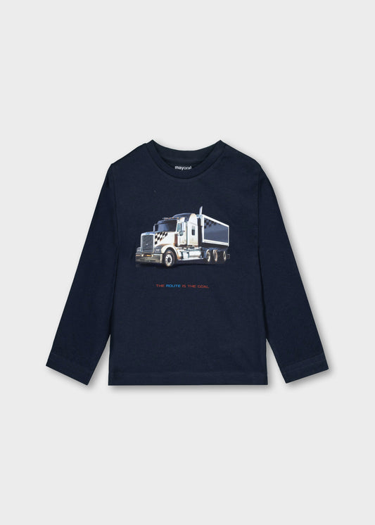 Mayoral - Long Sleeve T-shirt - Navy