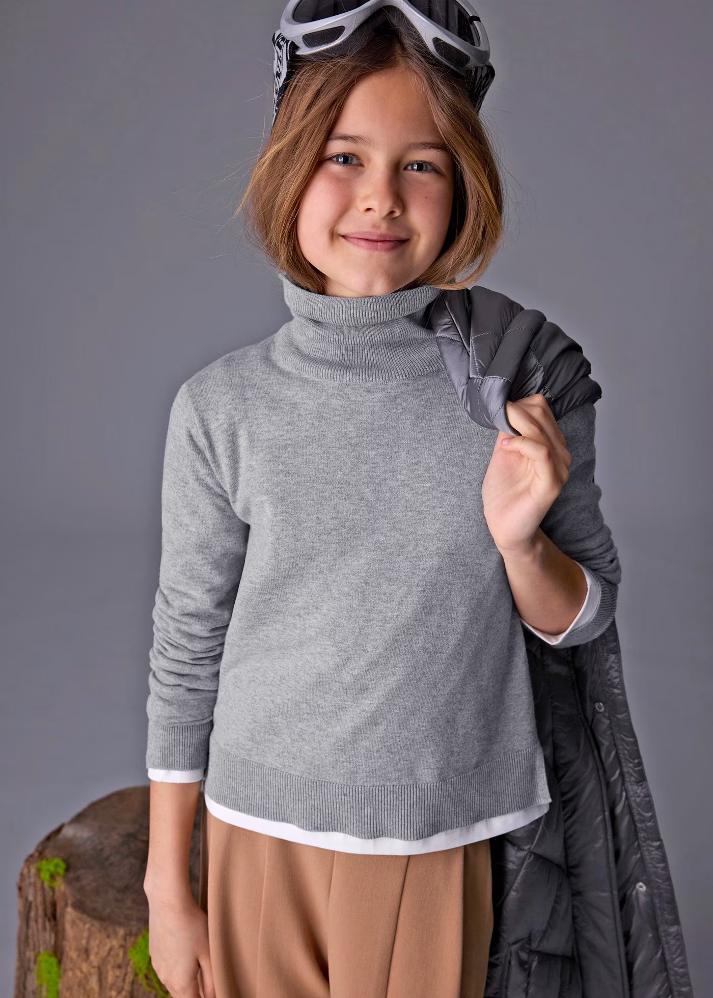 Mayoral - Basic Turtleneck - Silver