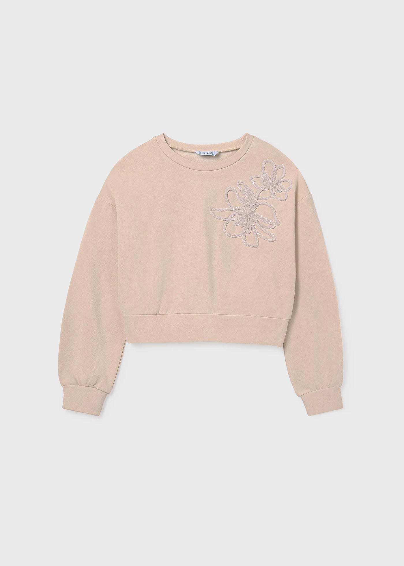 Mayoral - Long Sleeve Sweatshirt - Sand
