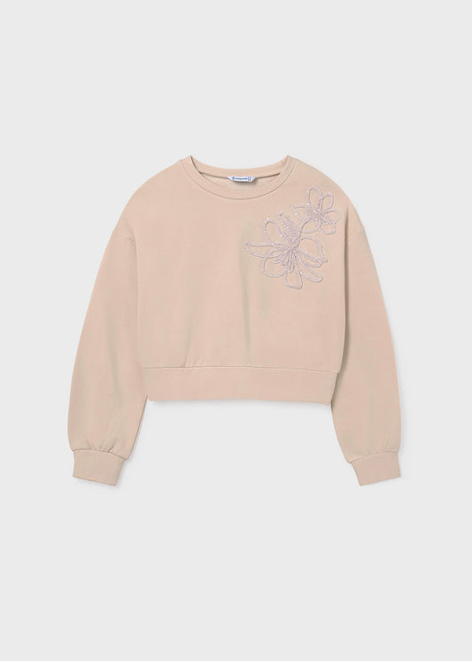 Mayoral - Long Sleeve Sweatshirt - Sand