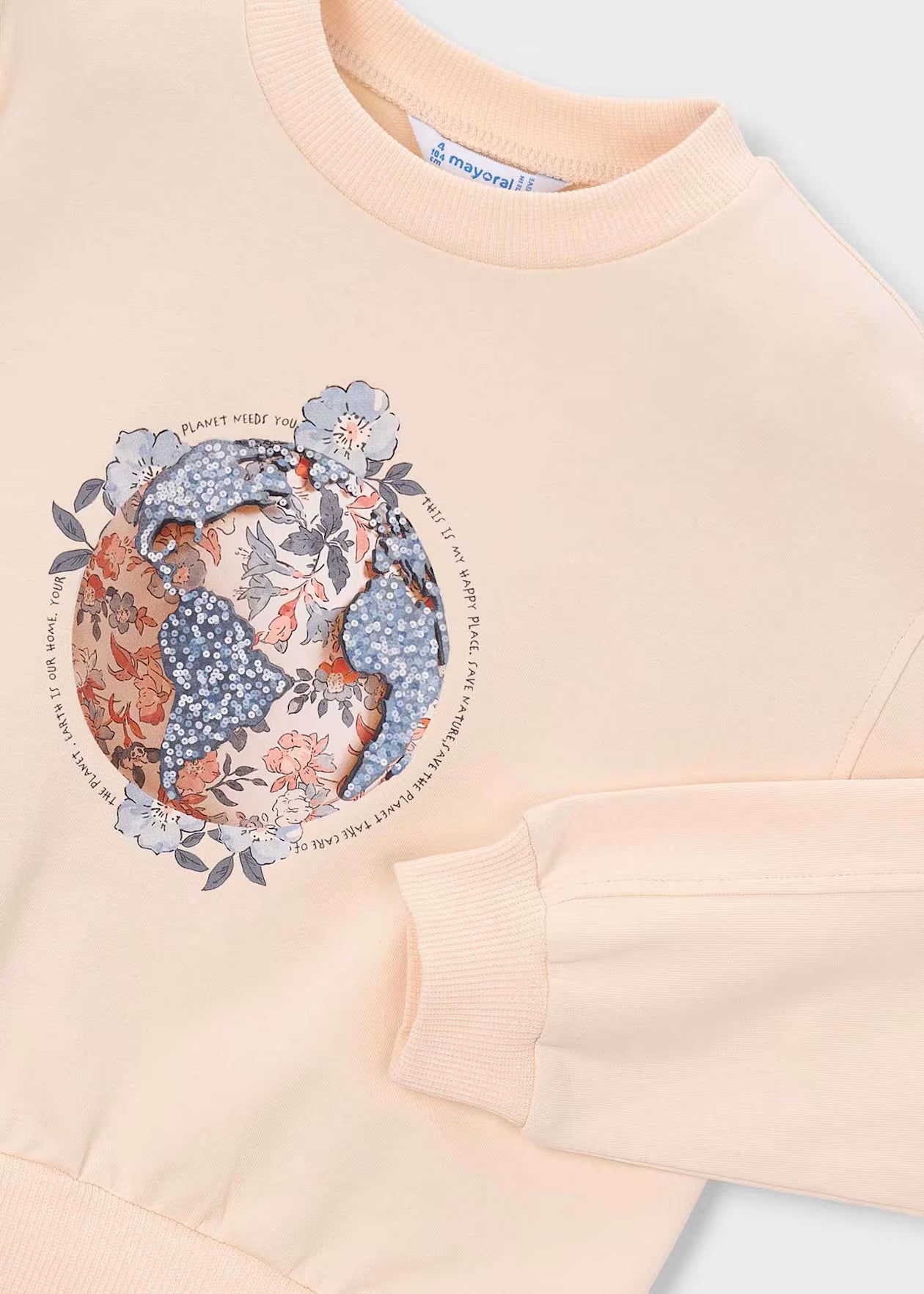 Mayoral - Graphic Sweatshirt - Salmon