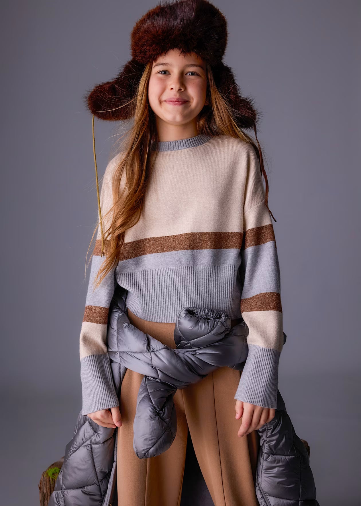 Mayoral - Knit Sweater - Silver