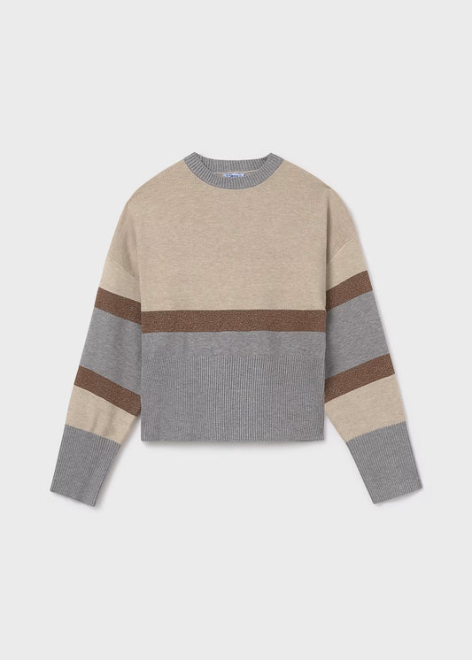 Mayoral - Knit Sweater - Silver