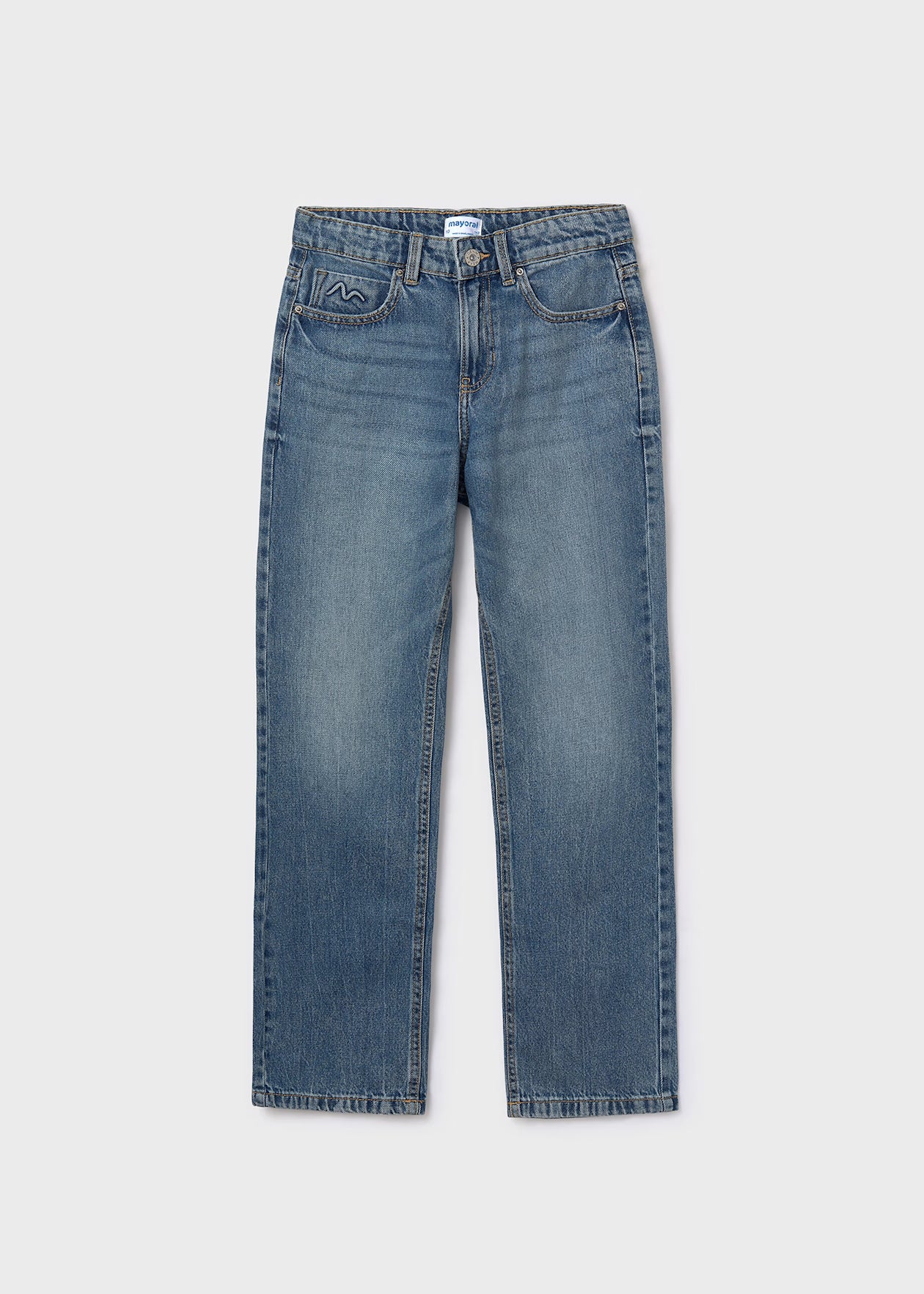 Mayoral - Mom Jeans - Medium Blue