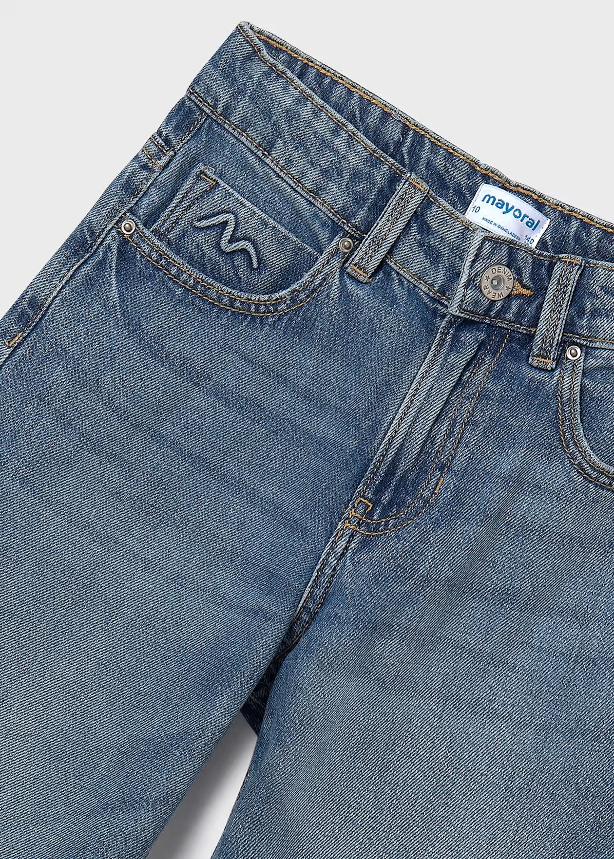Mayoral - Mom Jeans - Medium Blue