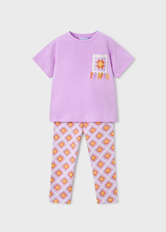 Mayoral - Legging Set - Lilac