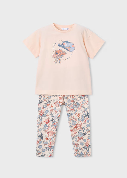 Mayoral - Legging Set - Salmon