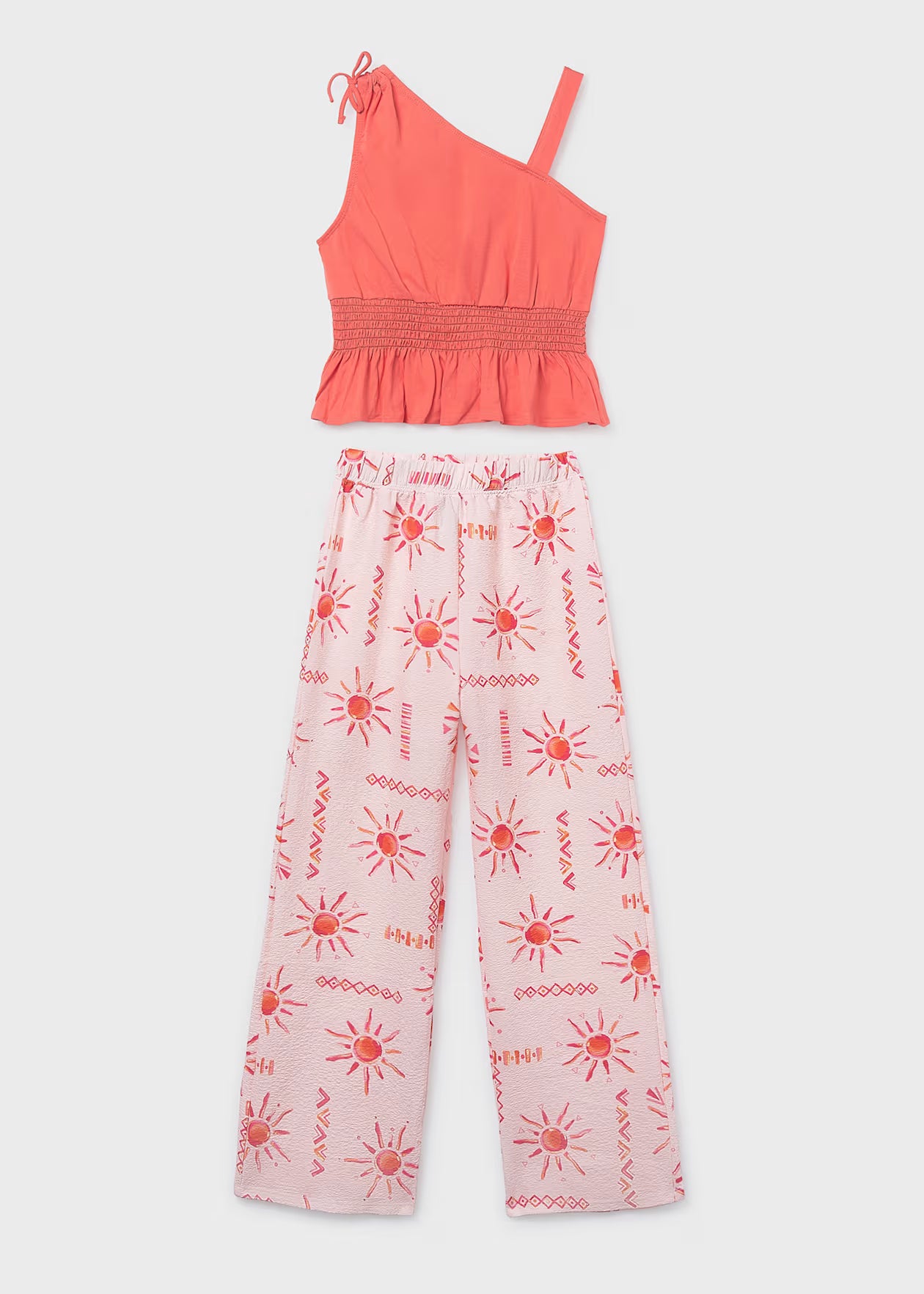 Mayoral - 2 pc Pant Set - Flamingo