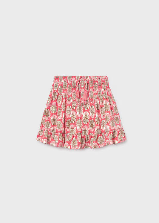 Mayoral - Printed Skirt - Coral