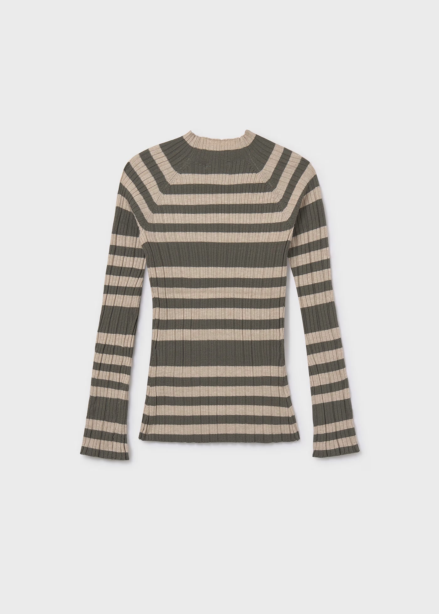 Mayoral - Ribbed Mock Neck Sweater - Hunter Green
