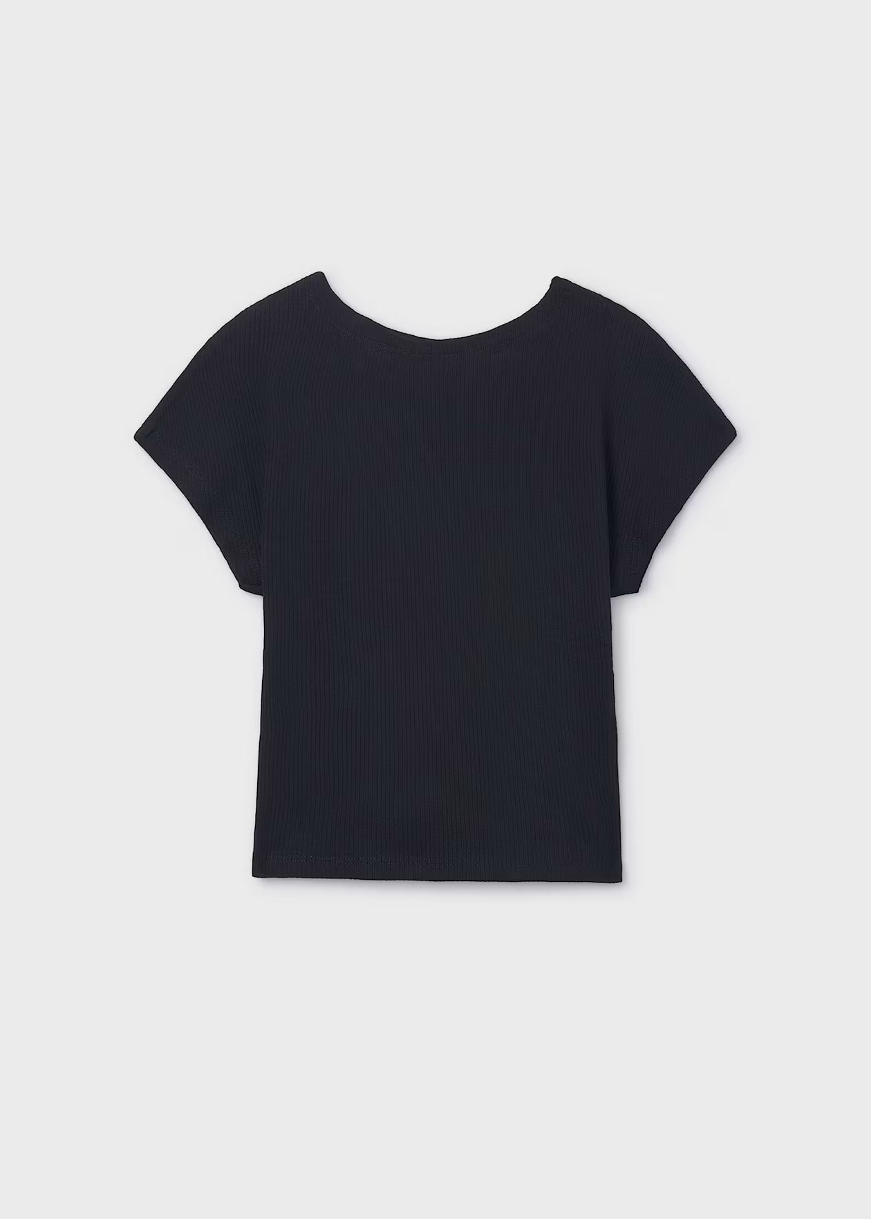 Mayoral - Ribbed Tshirt - Black