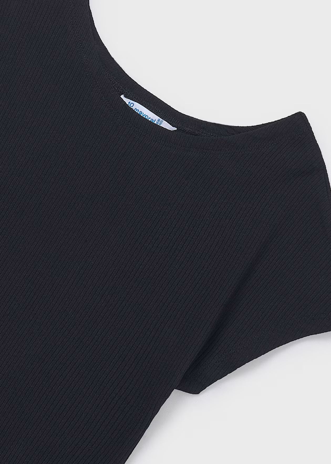 Mayoral - Ribbed Tshirt - Black