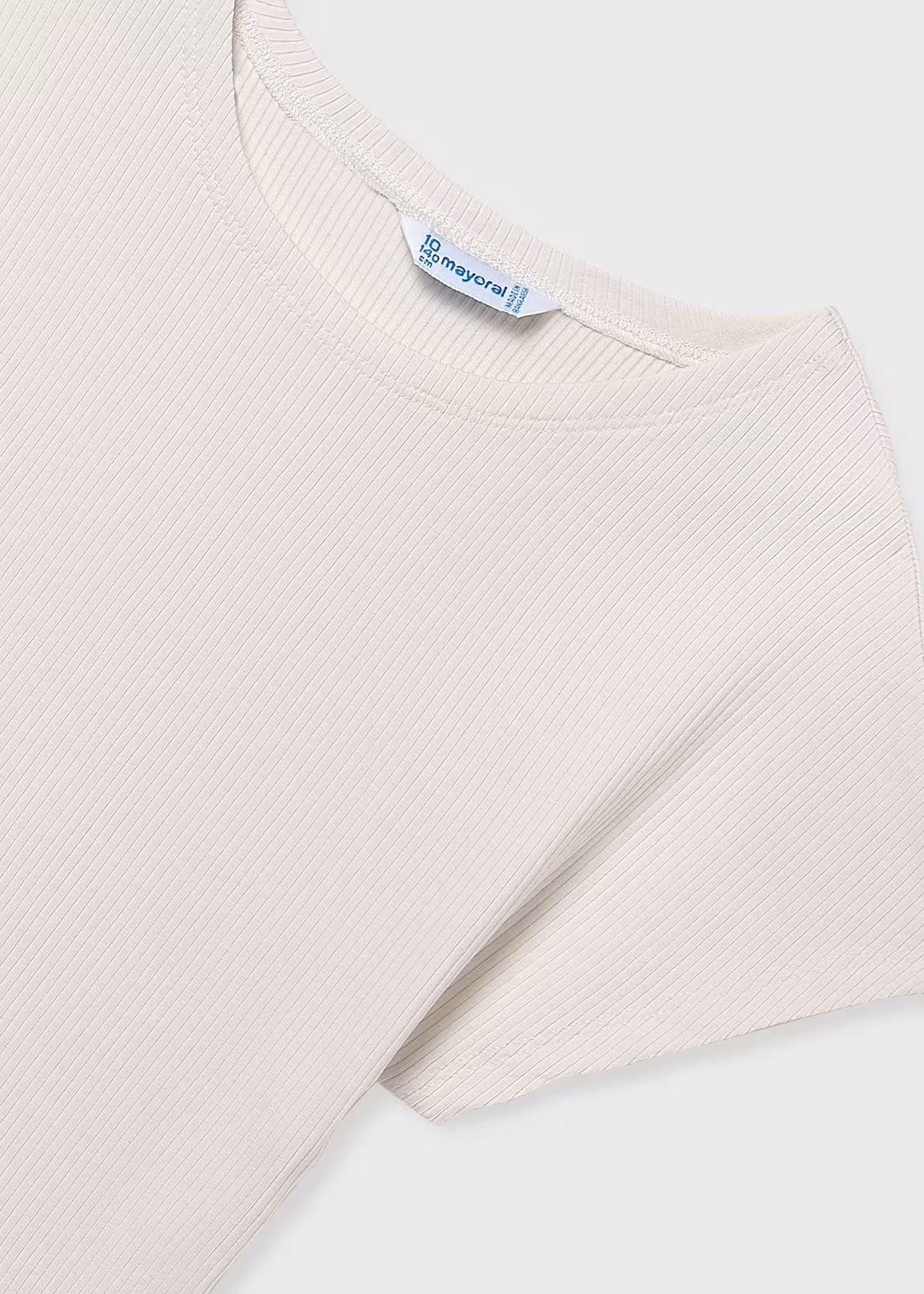 Mayoral - Ribbed Tshirt - Bone