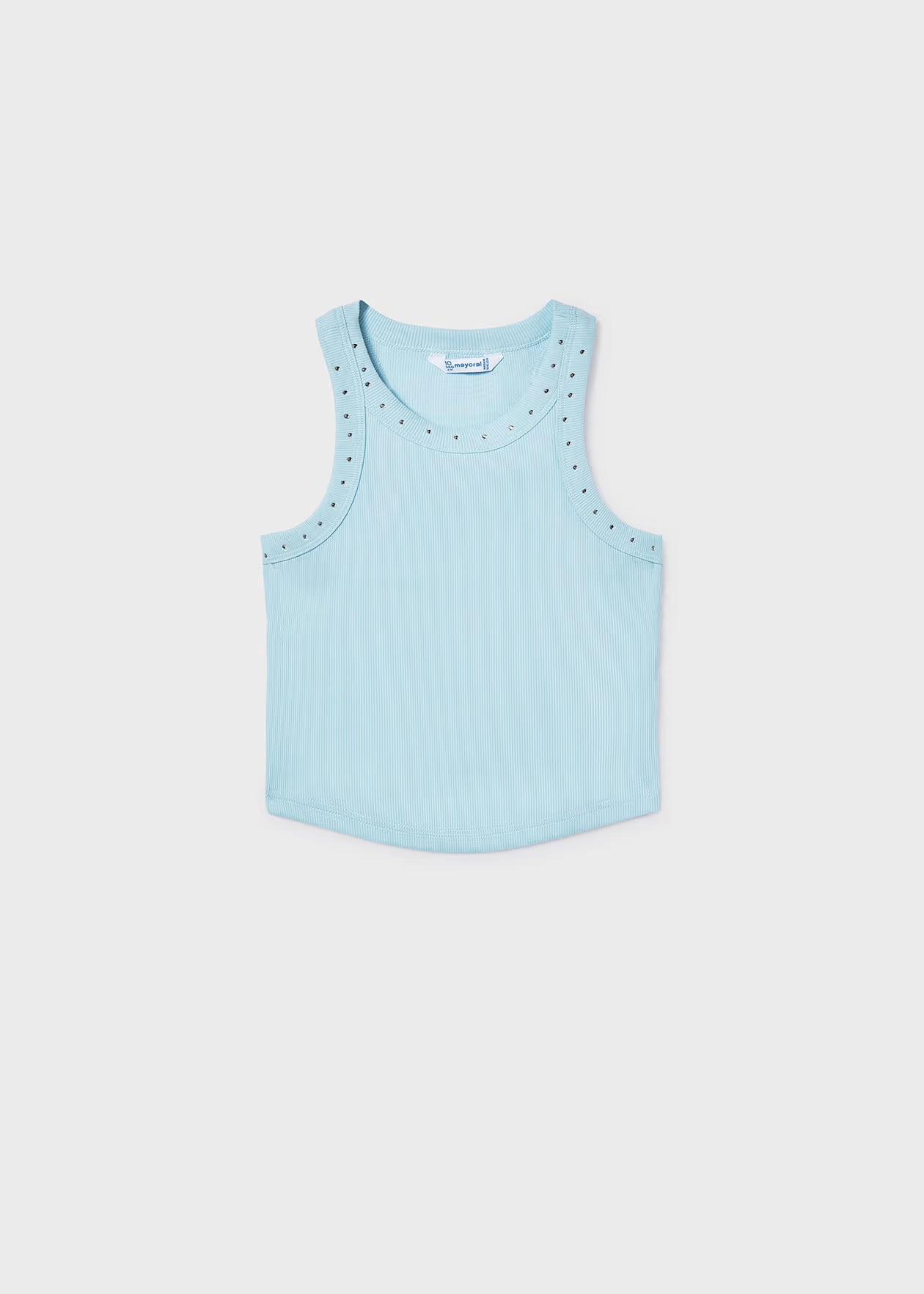 Mayoral - Ribbed Tank Top - Aqua