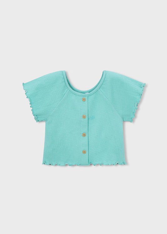 Mayoral - Ruffled T-Shirt - Oasis