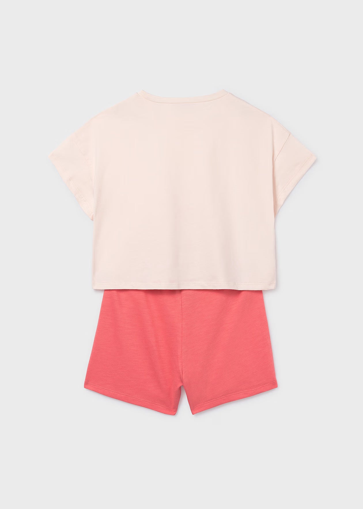 Mayoral - 2 pc Short Set - Flamingo