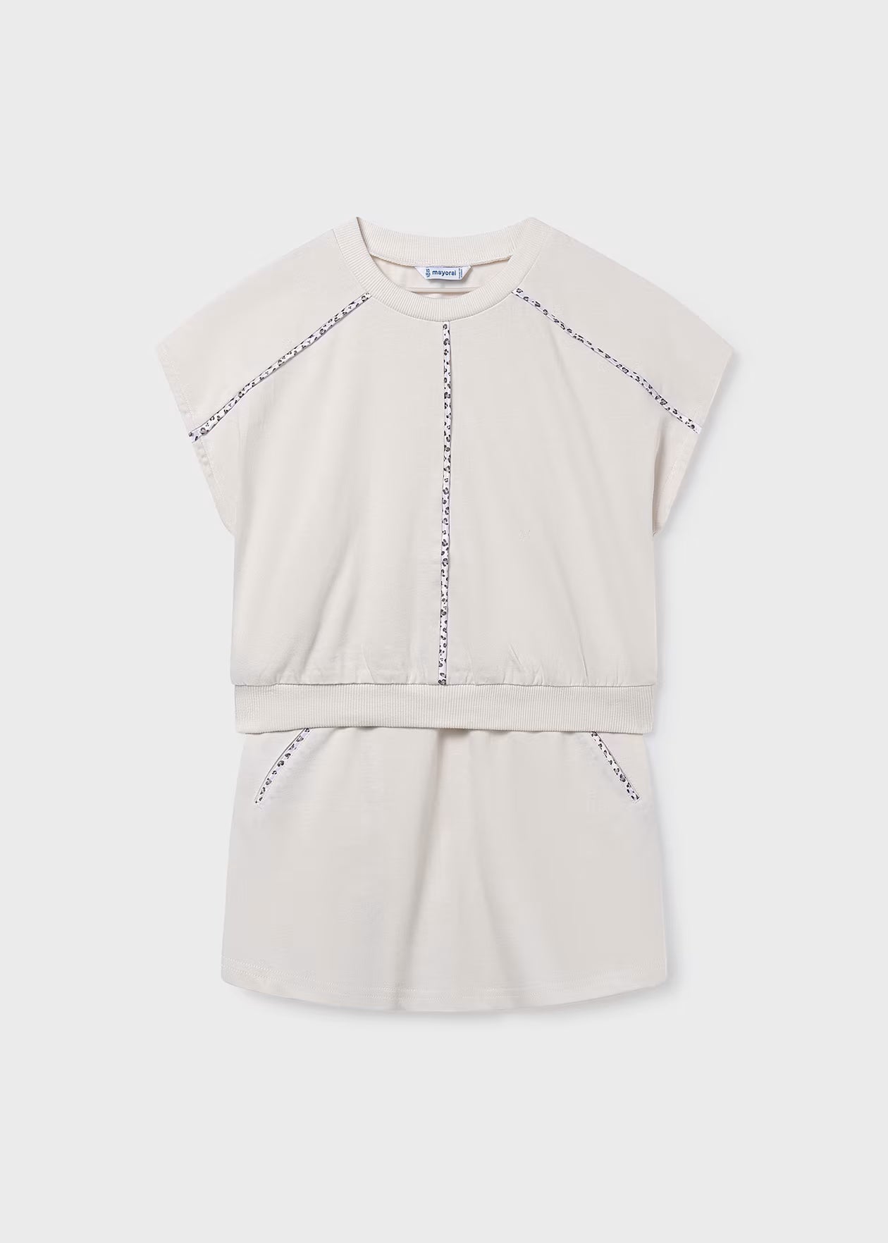 Mayoral - 2 pc Skirt Set - Bone