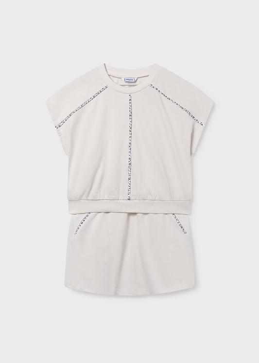 Mayoral - 2 pc Skirt Set - Bone