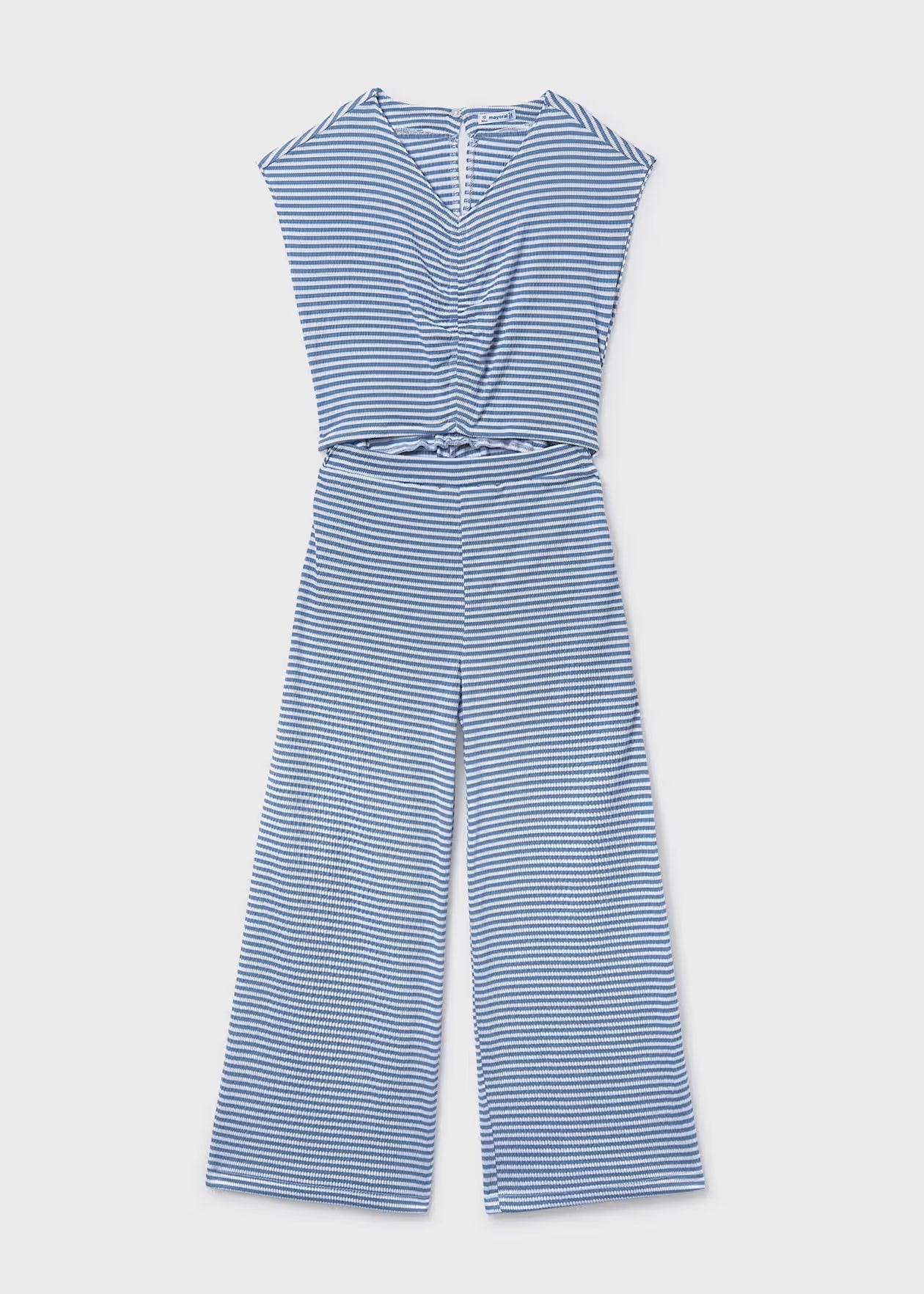 Mayoral - Stripped Jumpsuit - Indigo