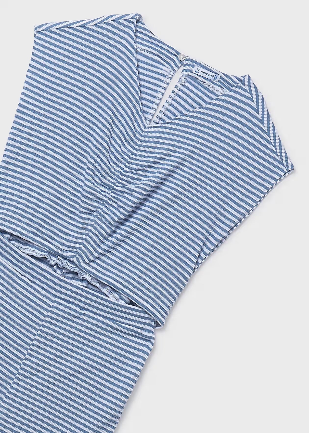 Mayoral - Stripped Jumpsuit - Indigo