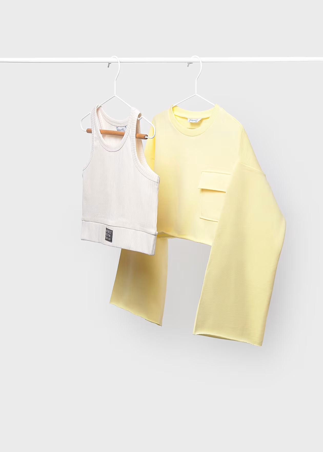 Mayoral - Sweatshirt & Tank Top - Vanilla