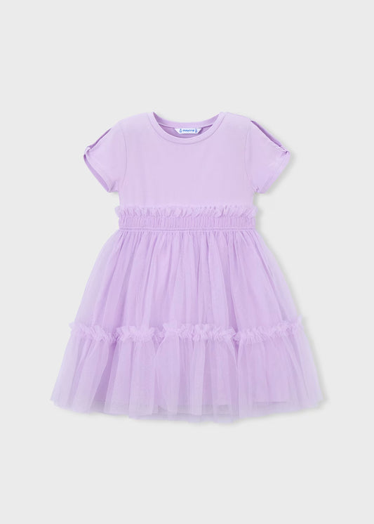 Mayoral - Tulle Dress - Mauve
