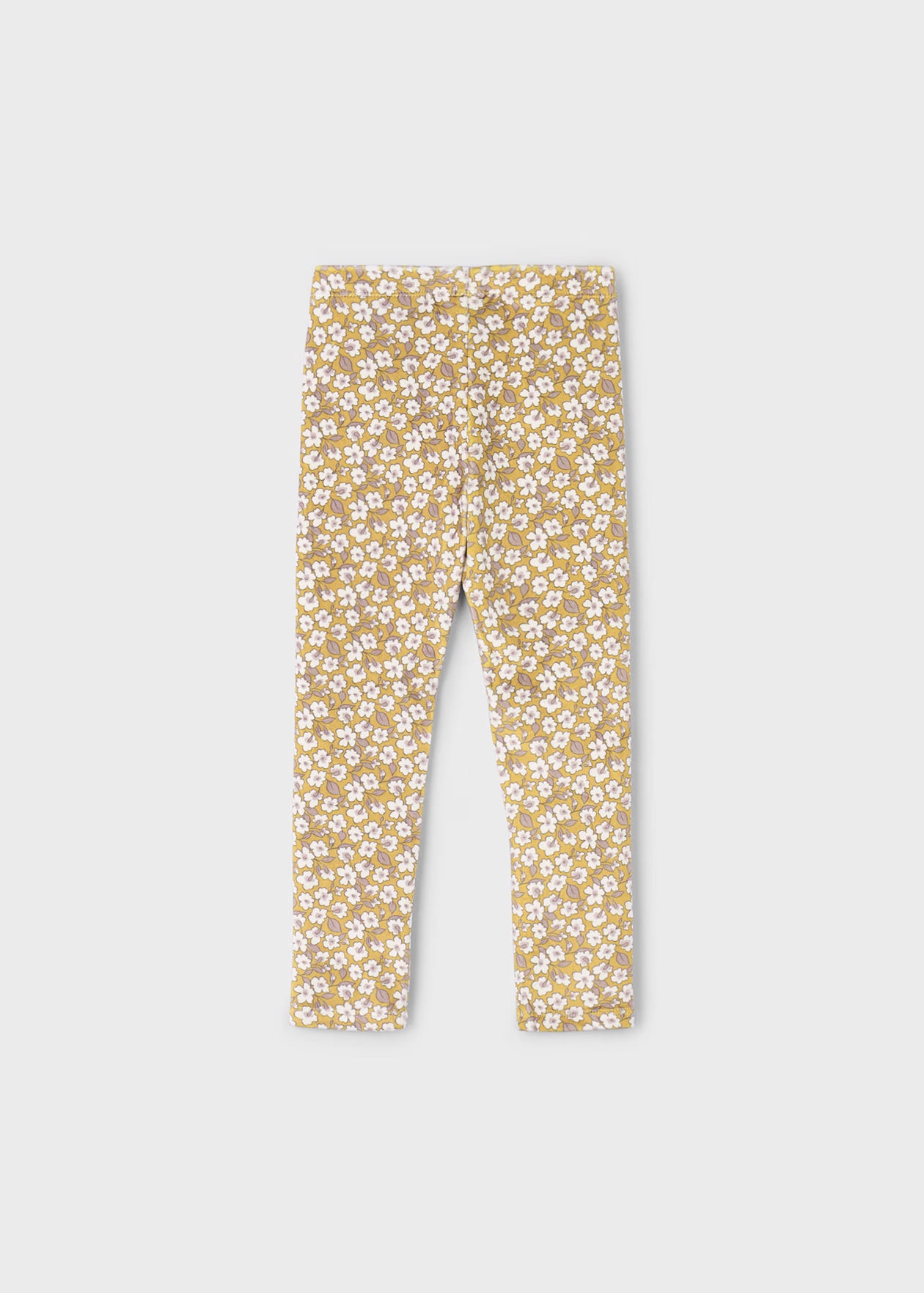 Mayoral - Velvet Leggings with Print - Mustard