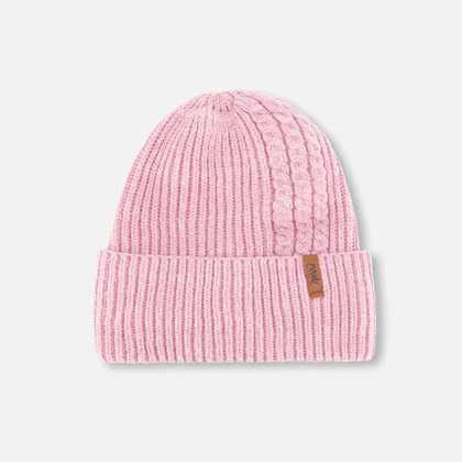 Knit Hat Old Rose/Tuque en tricot vieux rose