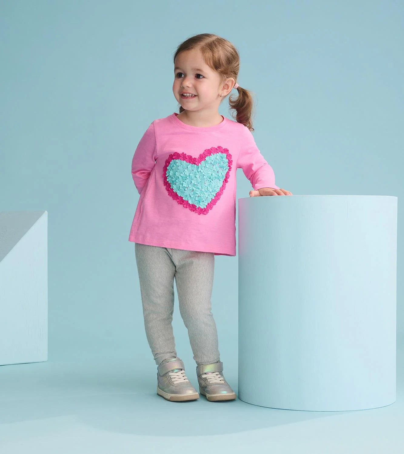 Hatley - Long Sleeve Top - Happy Hearts