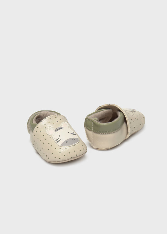 Mayoral - Newborn Slippers - Soy