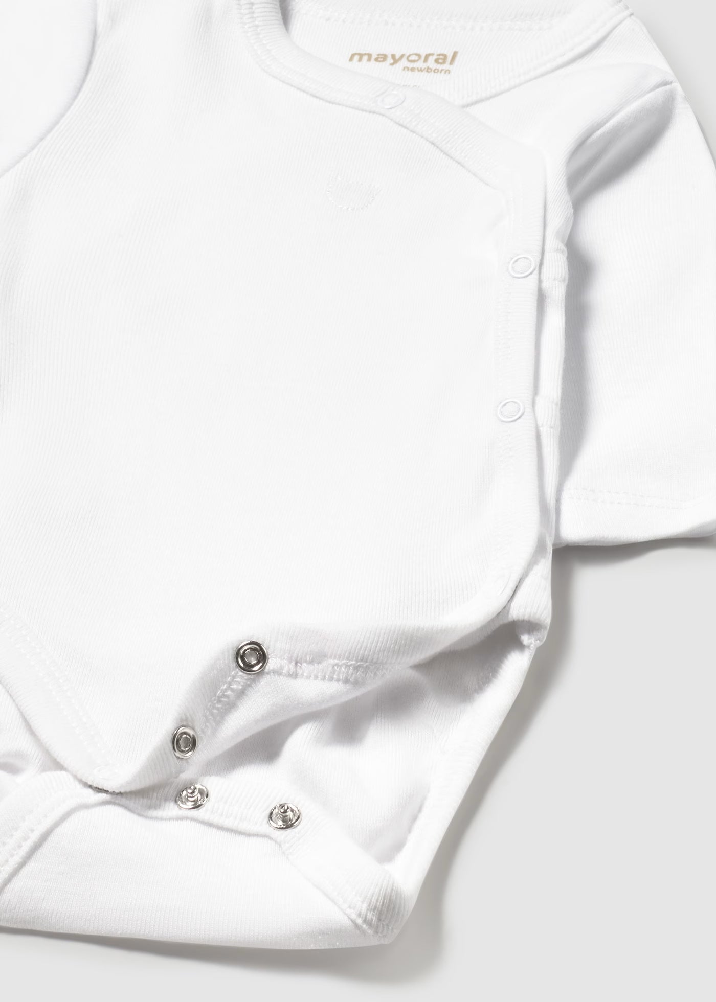 Mayoral - Long Sleeve Onesie - White