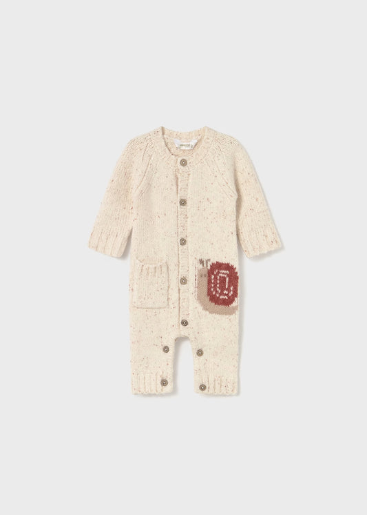 Mayoral - Knit Romper - Offwhite