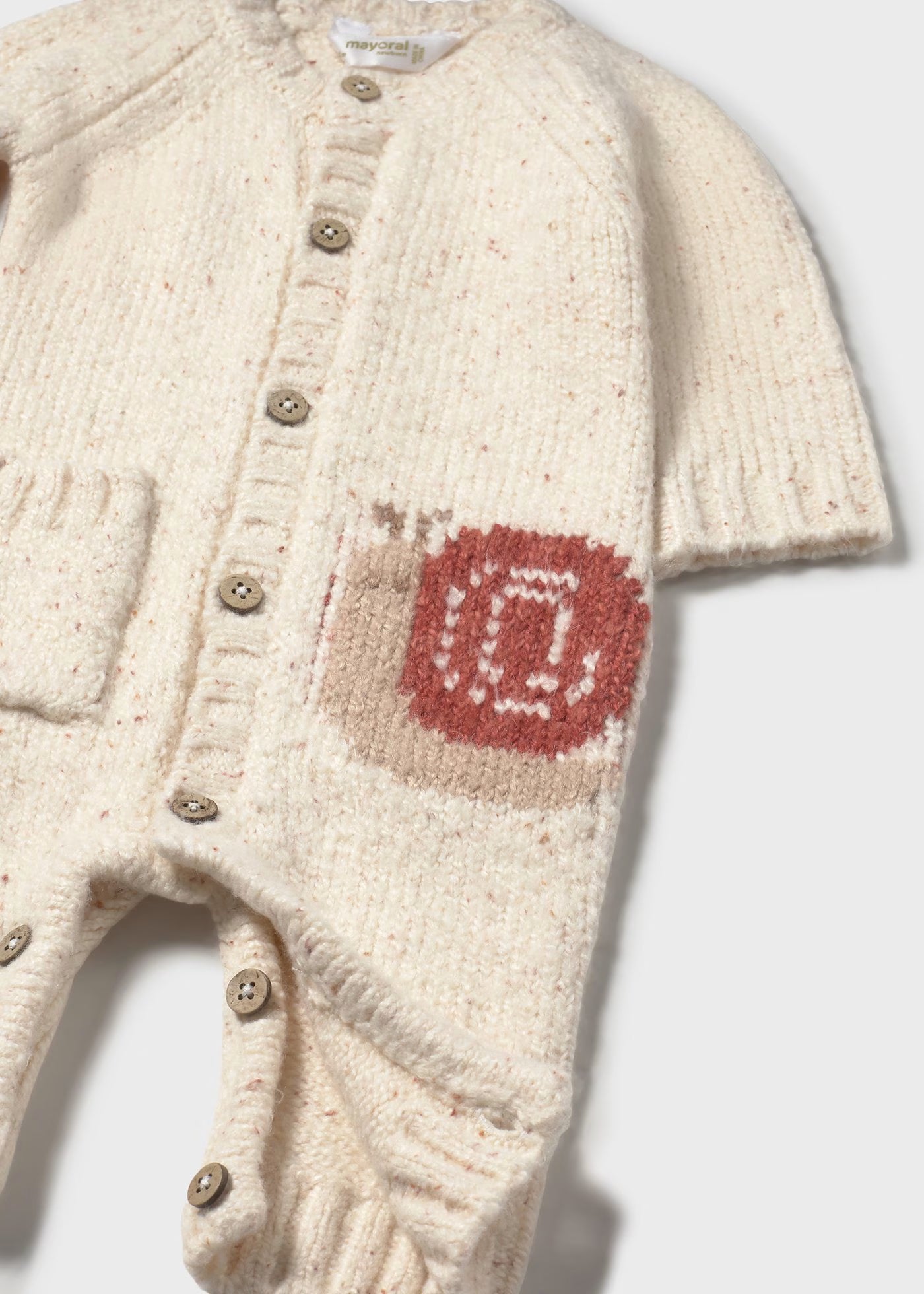 Mayoral - Knit Romper - Offwhite