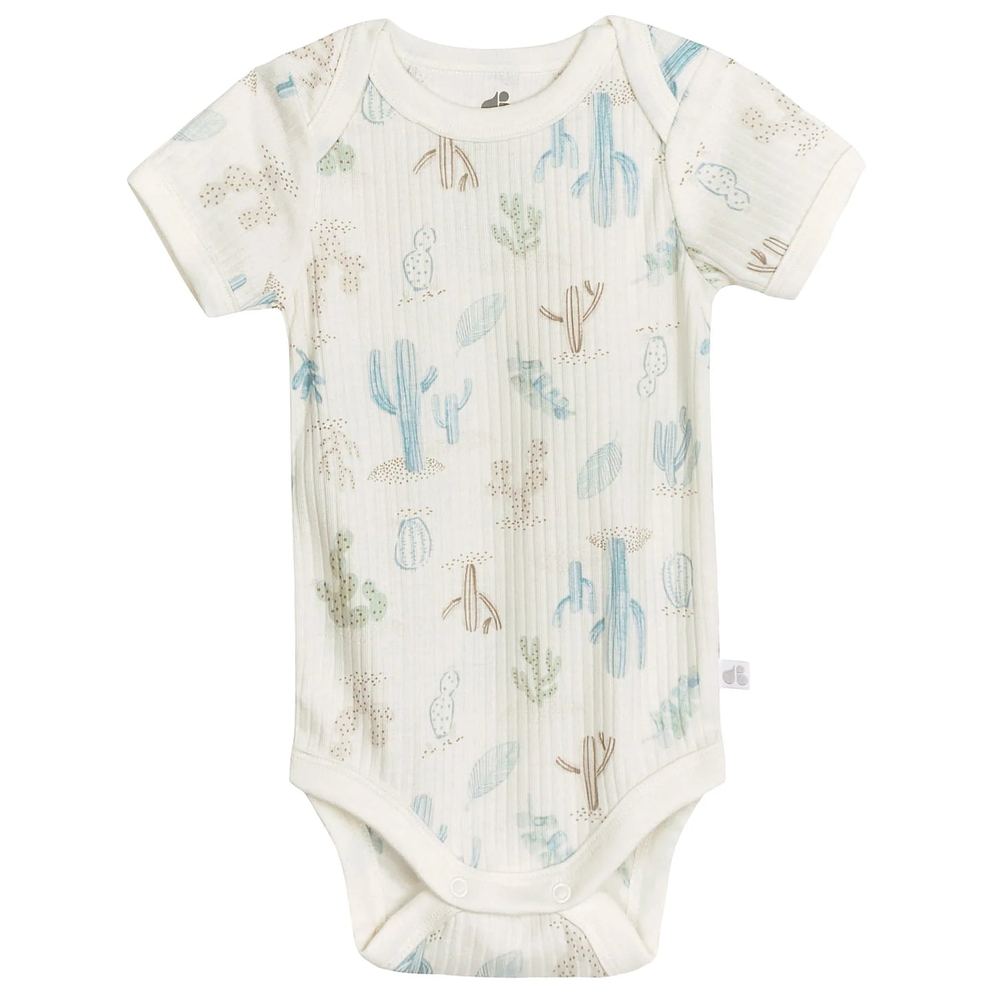 GERBER - 3-Pack Baby Boys Desert Cactus Short Sleeve Bodysuits