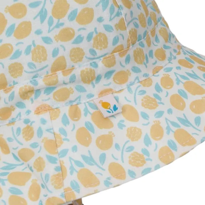 Calikids Organic Cotton Hat - Lemon Print