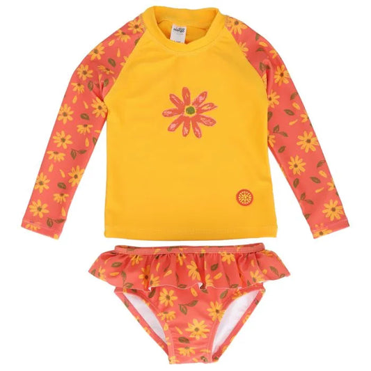 Calikids - 2 pce swimsuit - Daisy Print