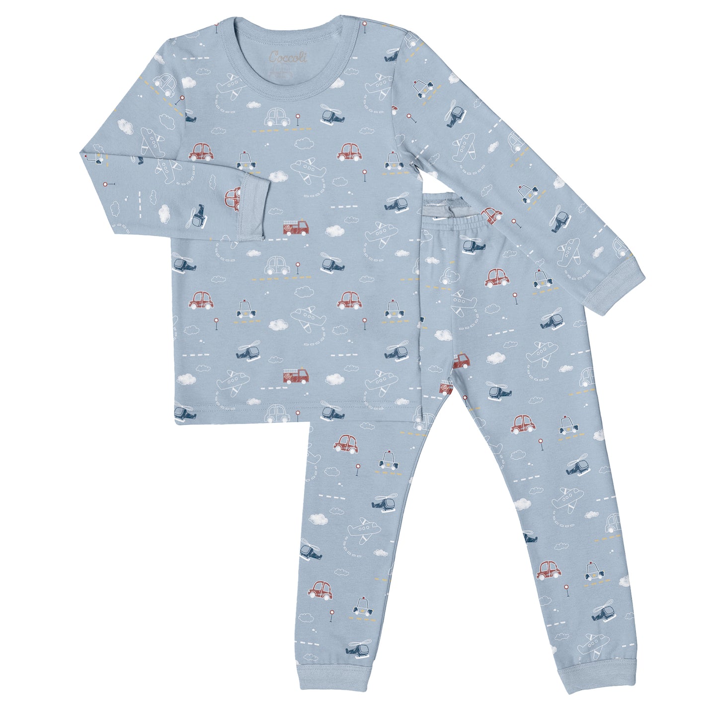 Coccoli Bamboo Pajamas - Vehicles