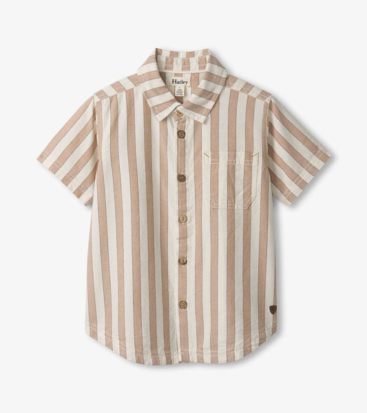 Hatley - Button Down Shirt - Thatched Stripe