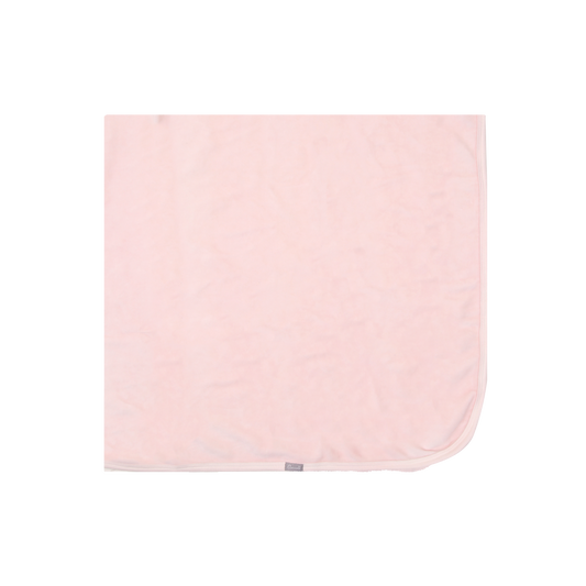 Coccoli - Dip Dye Velour Swaddle Blanket - Light Pink