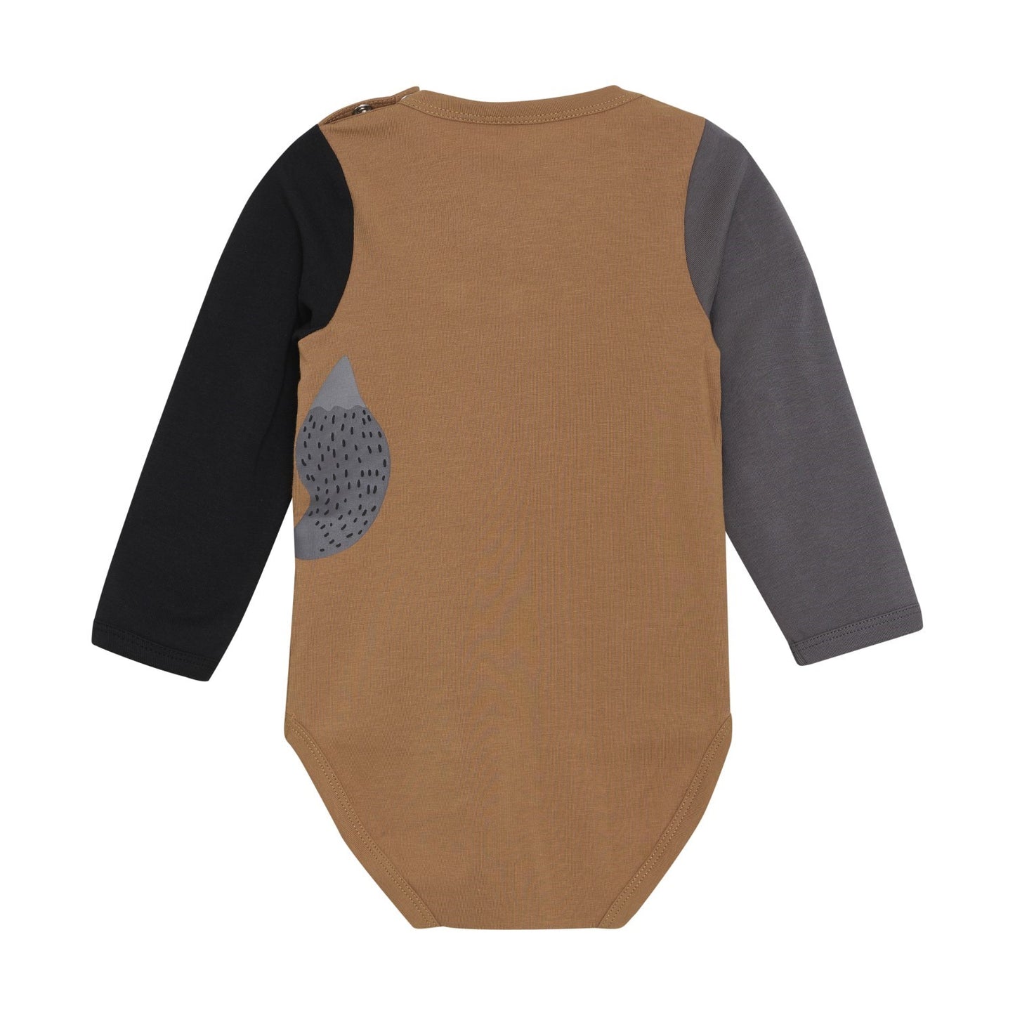 Minymo - Long Sleeve Bodysuit - Brown Sugar