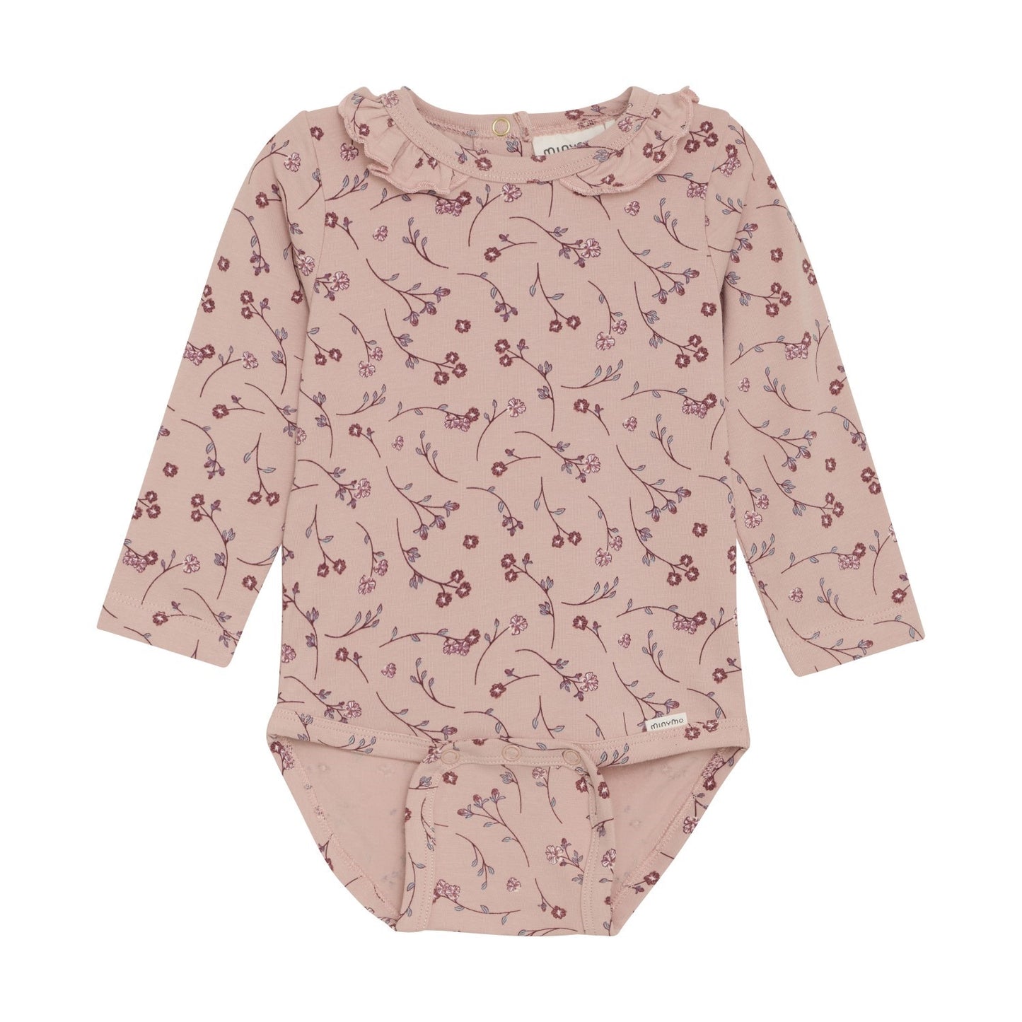 Minymo - Long Sleeve Bodysuit - Floral
